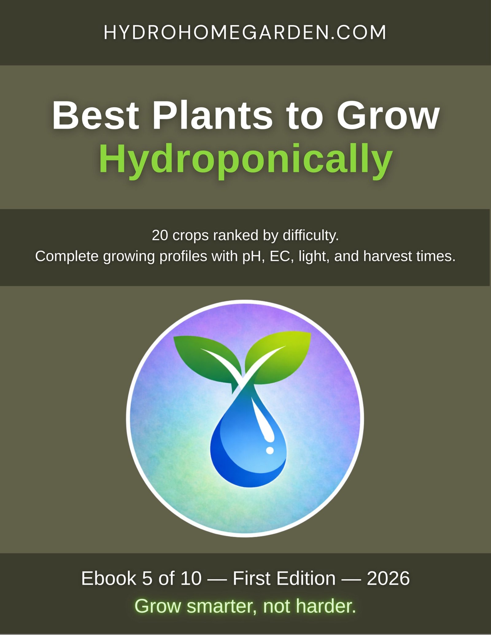 Best Plants to Grow Hydroponically ebook cover