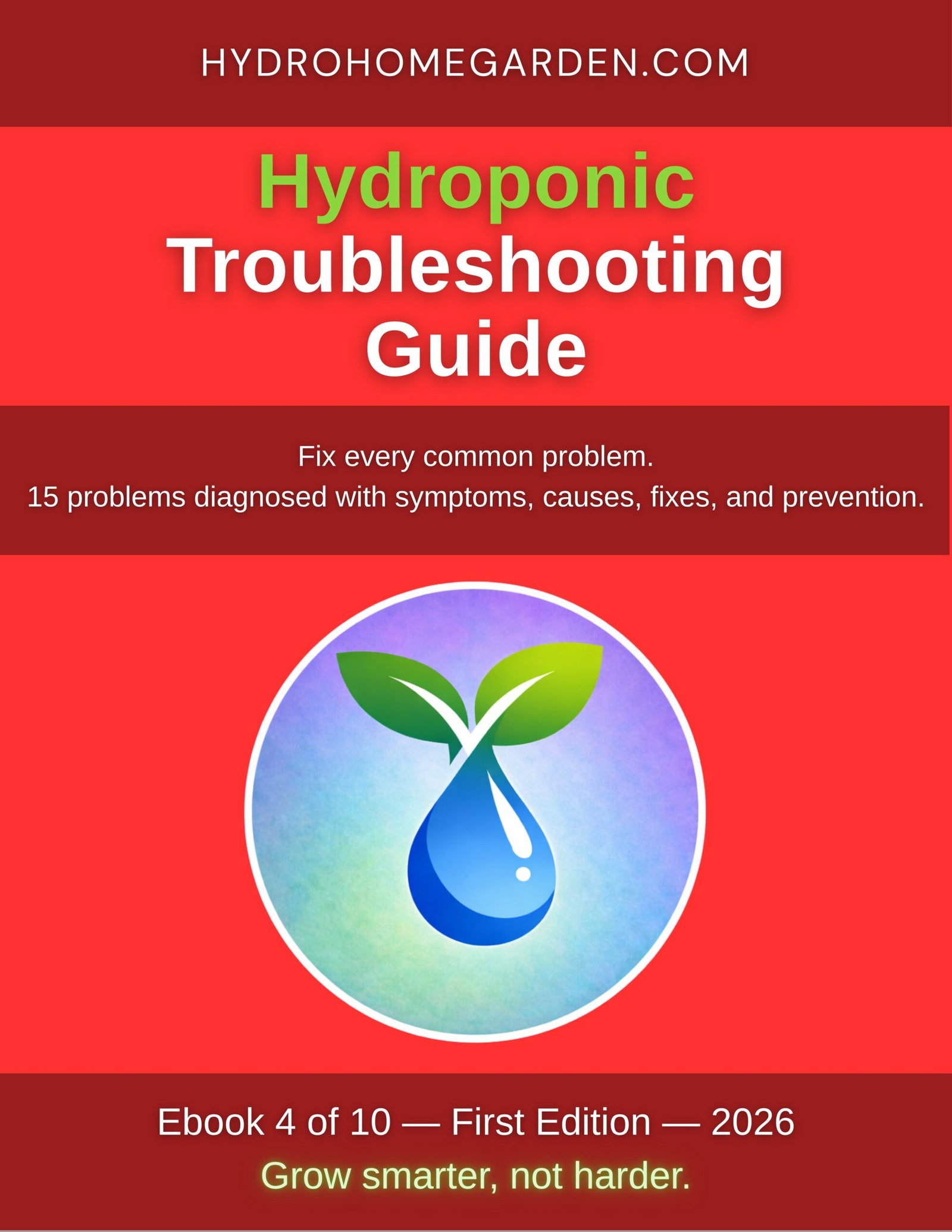 Hydroponic Troubleshooting Guide ebook cover